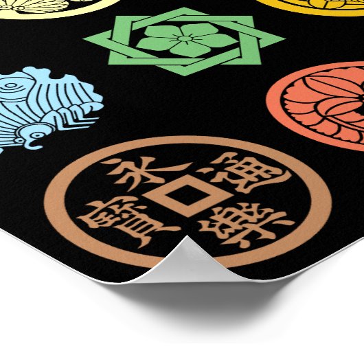 kamon pattern3 poster (Hoek)