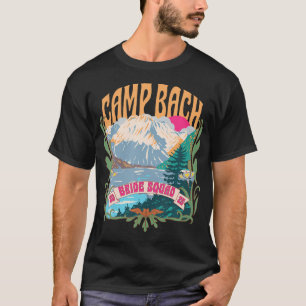 Kamp Bach 2025 Bruidsbende Retro Camping Vrijgezel T-shirt