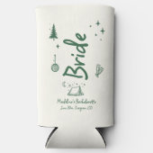 Kamp Bachelorette Bruid Hand getekend Geschreven G (Voorkant)