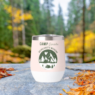 Kamp Bachelorette-feest Camping Bach Roze