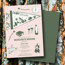 Kamp Bachelorette-feestje Camping Bach-weekend Roz