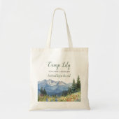 Kamp Bachelorette Mountain Hiking Weekendfeest Tote Bag (Voorkant)