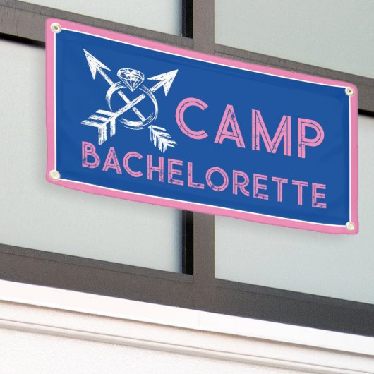 Kamp Bachelorette Spandoek (Buitenkant Gebouw)