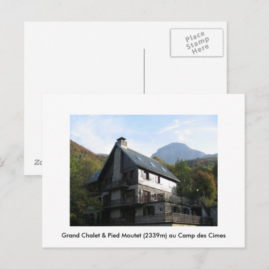 Kamp des Cimes Briefkaart (Voorkant / Achterkant)