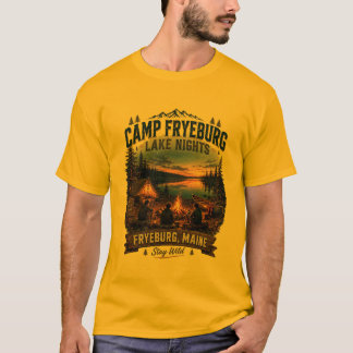 Kamp Fryeburg Meer Nachten Tiener T-Shirt