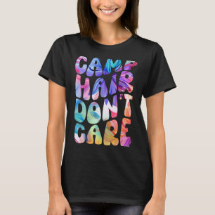 Kamp haar, het maakt niet uit zomerkamp shirt voor