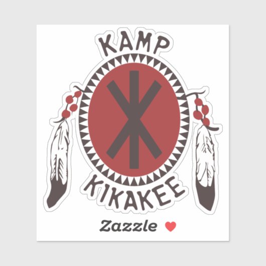 Kamp Kikakee Ernest Gaat naar Kamp geïnspireerde s Sticker (Vel)