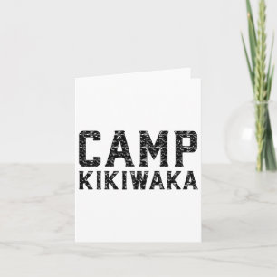 Kamp Kikiwaka Zomer Kamp Reünie Kampeer Trip  Kaart