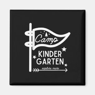 Kamp Kleuterleraar Funny Camper Camps Campi Magneet