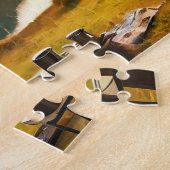 Kamp Kunst Zonsondergang Camping Foto Puzzels Inte (Zijkant)