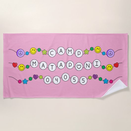 Kamp Mataponi Strandlaken (Voorkant)