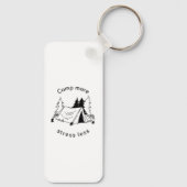 Kamp meer stress minder sleutelhanger (Achterkant)