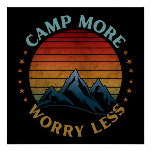 KAMP MEER ZORGEN MINDER PERFECT POSTER