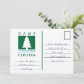 kamp op maat kaart (Staand voorkant)