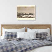 Kamp, Pendulum Peak, Hawaii Canvas Afdruk (Insitu (Slaapkamer))