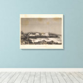 Kamp, Pendulum Peak, Hawaii Canvas Afdruk (Insitu (Houten vloer))