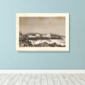 Kamp, Pendulum Peak, Hawaii Canvas Afdruk (Insitu (Houten vloer))