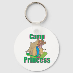 Kamp-prinses Sleutelhanger