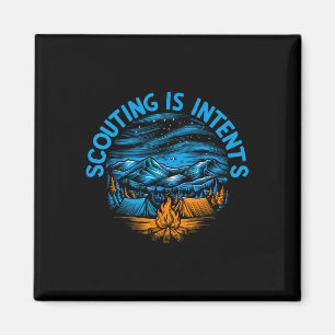 Kamp Scouting Is Intenties Scout Camper Kamperen 1 Magneet