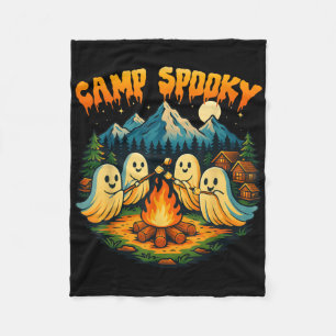 Kamp Spooky Summerween Zomer Halloween Schattigee Fleece Deken
