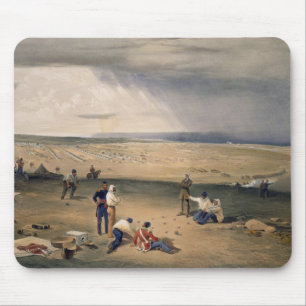 Kamp van de derde divisie, bord van de "Zetel" Muismat