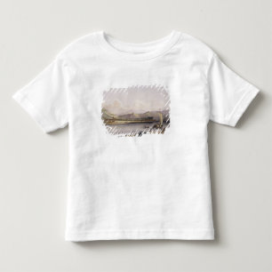 Kamp van de Gros Ventres van de Prairies op de Ops Kinder Shirts