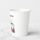 Kamp Verjaardagsnaam Papieren beker (Links)