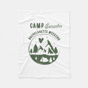 Kamp Verlovingspartij Camping Bach Weekend Fleece Deken