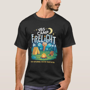 Kamp Vuurlicht VBS Kamp Vakantie Bijbel School Vuu T-shirt