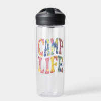 Kamp Zomer Meisjes Kampeer Leven Tie-Die Retro 
