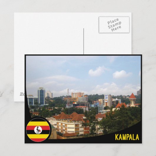 Kampala - Carte postale Ouganda (Devant / Derrière)