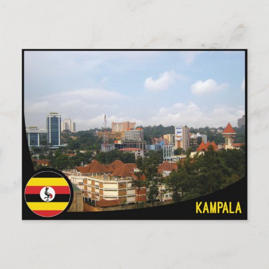 Kampala - Ugandese Briefkaart (Voorkant)