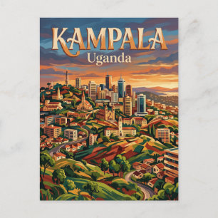 Kampala Zeven Heuvelen Oeganda Briefkaart