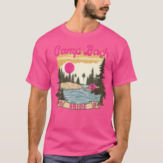 Kampeer Bach Bruid Bruidsmeisje Retro Kamperen Bac T-shirt