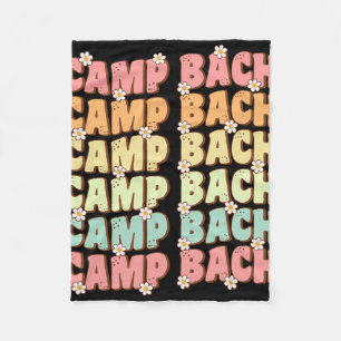 Kampeer Bach Groovy Bruids Squad Camping Bachelore Fleece Deken