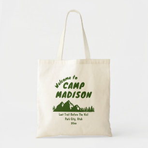 Kampeer Bachelorette Feest Berg Bach Wandeltocht Tote Bag