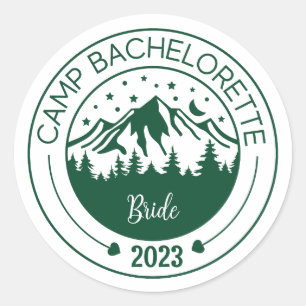 Kampeer Bachelorette Party Stickers