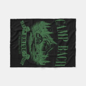 Kampeer Bruid Wandelen Kamperen Bachelorette Feest Fleece Deken (Voorkant (Horizontaal))