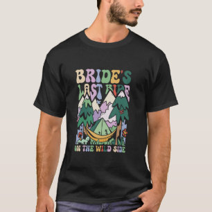 Kampeer bruidsfeest kampeer vrijgezellenfeest kamp t-shirt