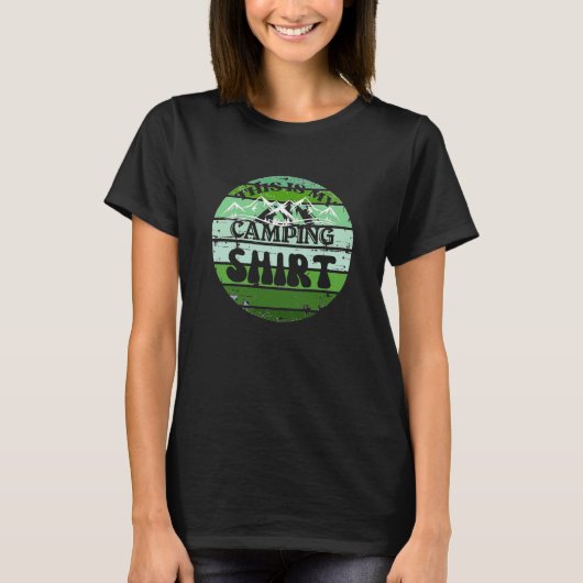Kampeer tent voor de wildernis t-shirt (Voorkant)