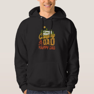 Kampeer Vader Gelukkige Vader Caravan Camper Hoodie