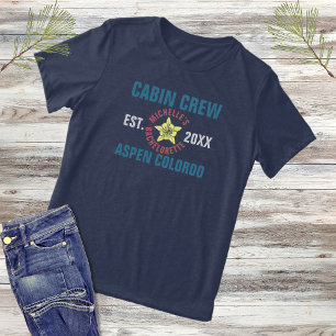 Kampeer Vrijgezellenhut Crew Colorado Vlag Tri-Blend Shirt