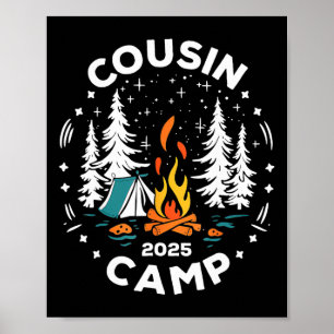 Kampeer Zomer Vakantie Crew Neef Kamp 2025 Poster