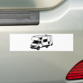 kampeerauto bumpersticker (Op auto)
