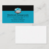 Kampeercampings Moderne Visitekaartjes (Voorkant / Achterkant)