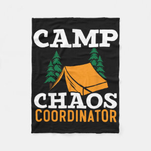 Kampeerchaos Coördinator Kampeerteam Kampeerleider Fleece Deken
