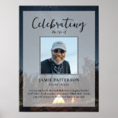 Kampeerder Levensviering van Camping, Funeral Foto Poster (Voorkant)