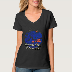Kampeerders Hebben Meer Plezier Kamperen Spreuken T-shirt