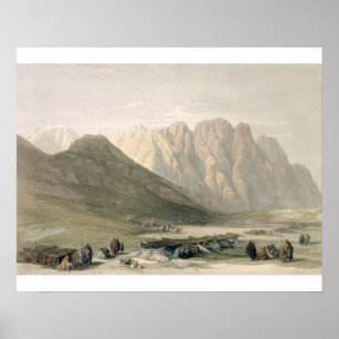 Kampeering van de Aulad-Said, Mount Sinai, februar Poster