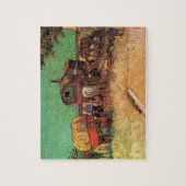 Kampeering van zigeunercaravans door Vincent van G Legpuzzel (Verticaal)